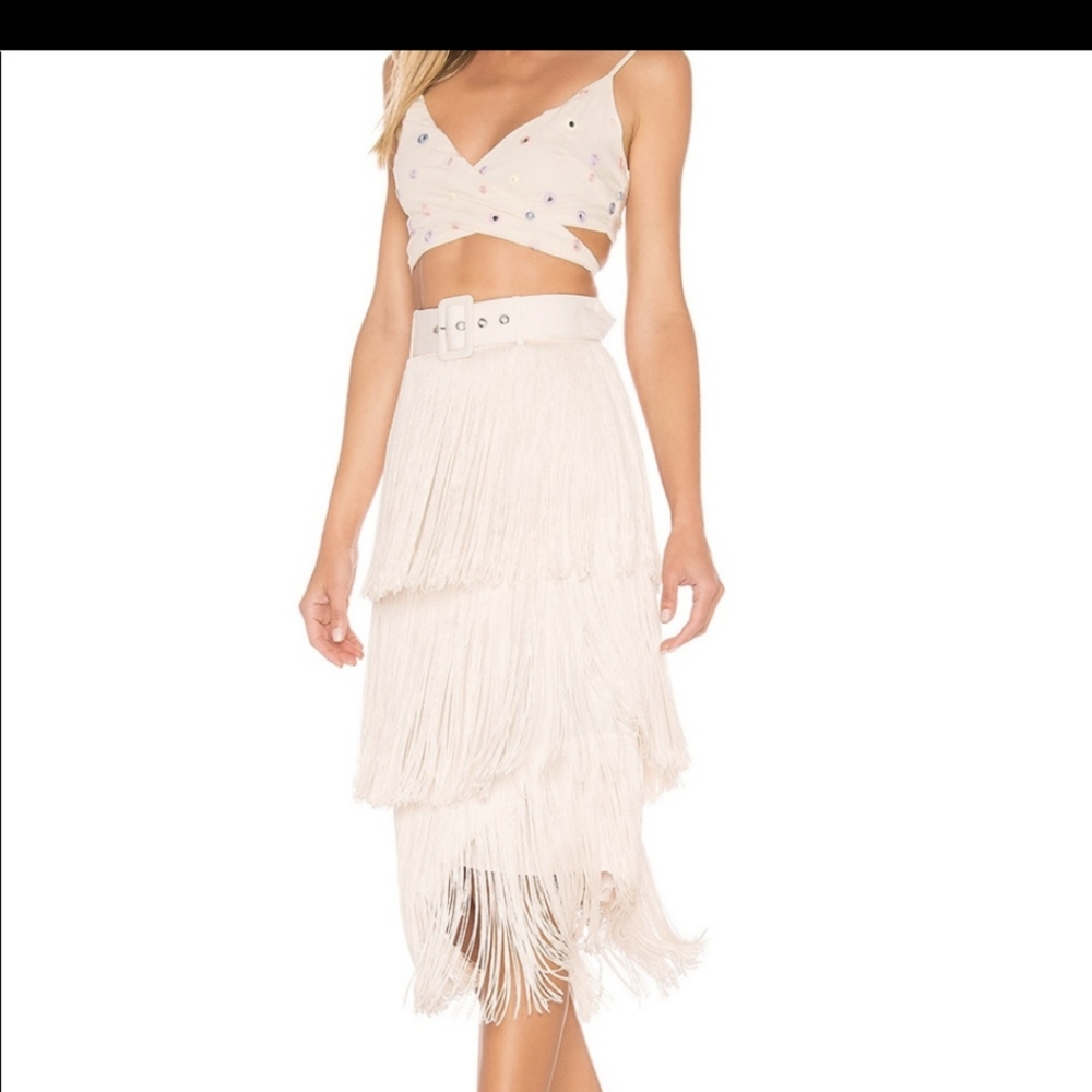 Fringe skirt